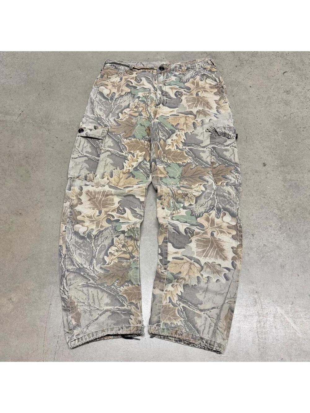 VTG 90s Liberty Made In USA Baggy Camouflage Cargo Pants